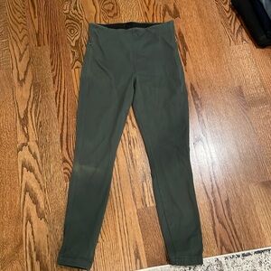 Green Denim Leggings